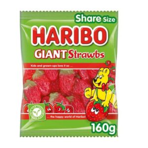 Haribo Giant Strawbs - 154g