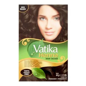Dabur Vatika Henna Hair Colour Rich Black - 60g