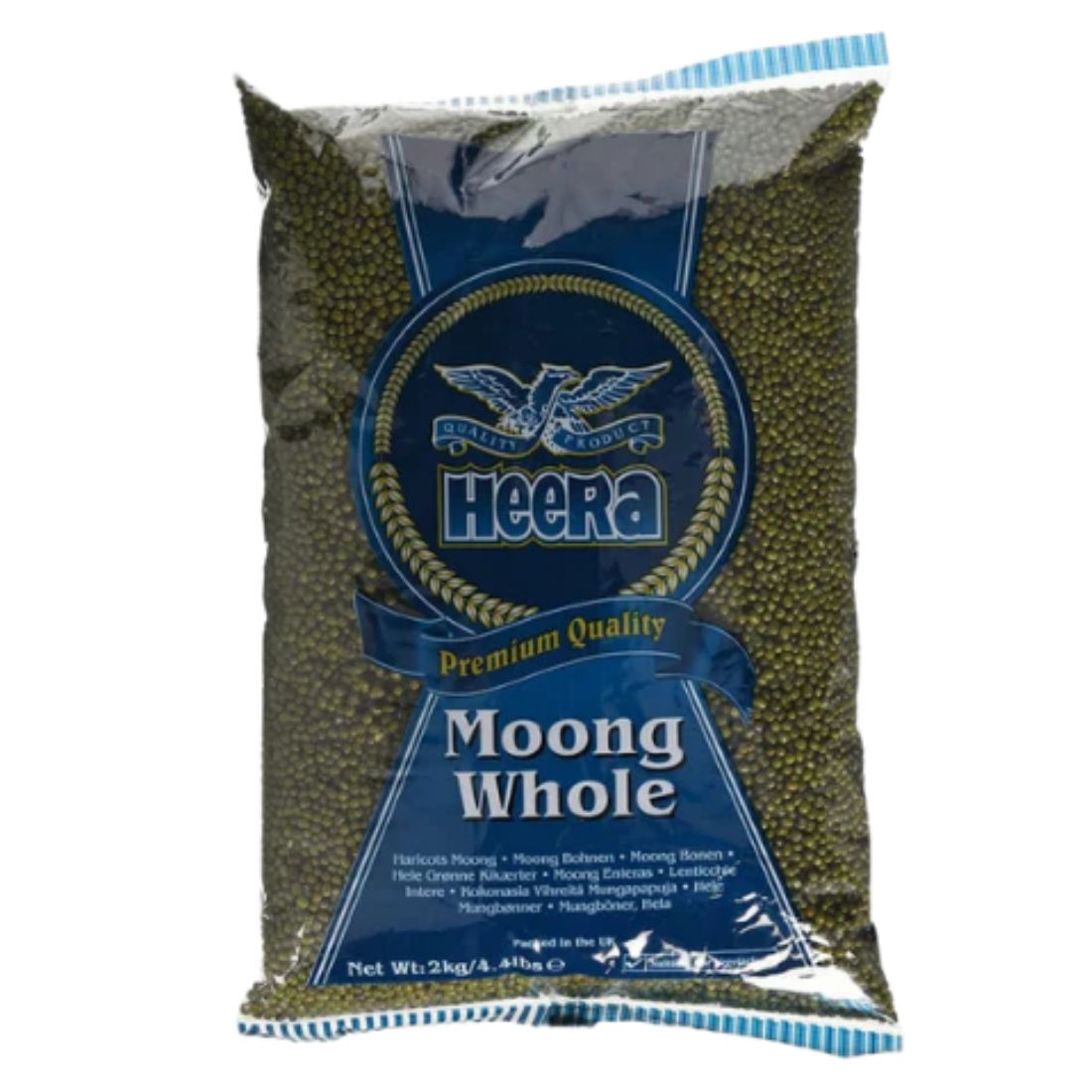 HEERA MOONG DAL WHOLE GREEN 2KG